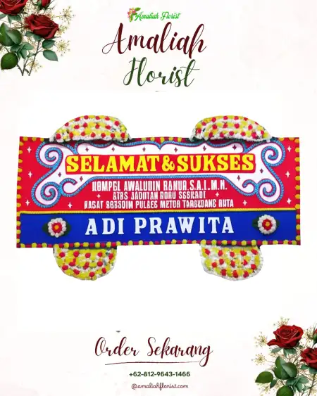 Papan Bunga Ucapan Selamat Pondok Betung